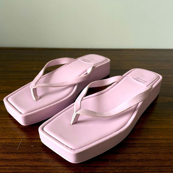 Jeffrey Campbell, 7, lilac pink purple square toe platform women’s sandals - Picture 1 of 9